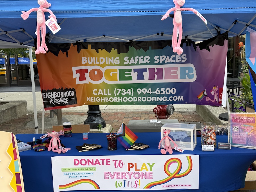 Neighborhood Roofing at Ann Arbor Pride 2025